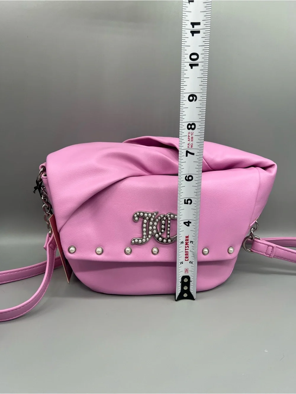 Juicy couture soft bow crossbody purse